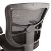 Alera ALEEL42ME10B 17.7 in. - 21.4 in. Seat Height Elusion Series Mesh Mid-Back Task Office Chair Supports up to 275 lbs. - Black