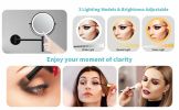 8 Inch 3 Colors LED Lighted, Wall Mounted Makeup Mirror, Double Sided 1X /10X HD Magnifying, 360Â¬âˆž Swivel with Extension Arm, Bathroom Vanity Mirror(B