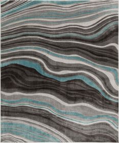 Indoor Area Rug (actual_color: teal, size: 3'11"x5'4")