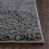 Solid Casual Tufted Shag Area Rug