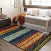 Printed Rainbow Area Rug