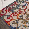 Aloha Indoor/Outdoor Transitional French Country Area Rug