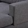 Modern Large Upholstered U-Shape Sectional Sofa, Extra Wide Chaise Lounge Couch