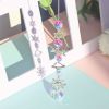 1pc; Colorful Crystals Suncatcher Hanging Sun Catcher With Chain Pendant Ornament Crystal Balls For Window Home Garden Christmas Day Party Wedding Dec