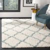 Daley Geometric Plush Shag Area Rug